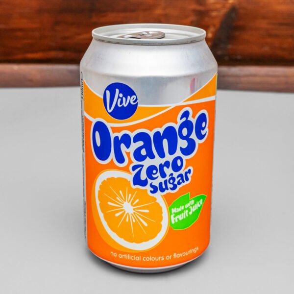 No Sugar Orange 330ml can